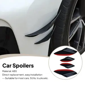 kit 4 spoilers canards para-choque