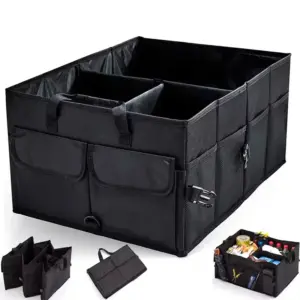 organizador de porta-malas dobrável