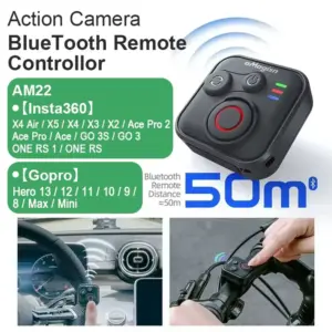 controle remoto bluetooth camera de ação