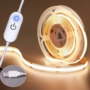 fita led cob usb 5v dimmer