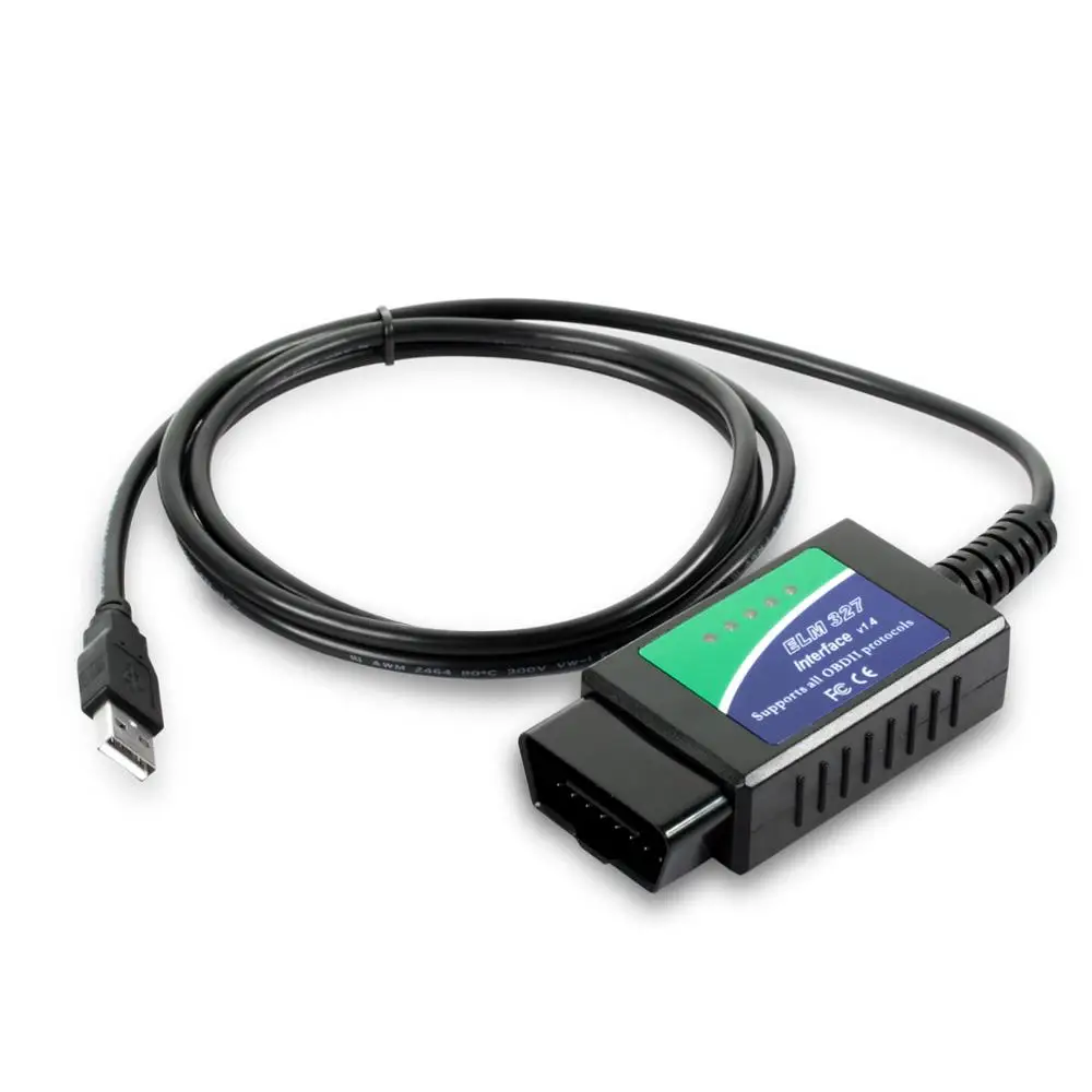 Cabo diagnóstico USB ELM327 v1.4 OBD2 chip FT232RL 25K80 - Imagem 5