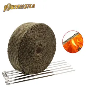 fita térmica escapamento fibra vidro