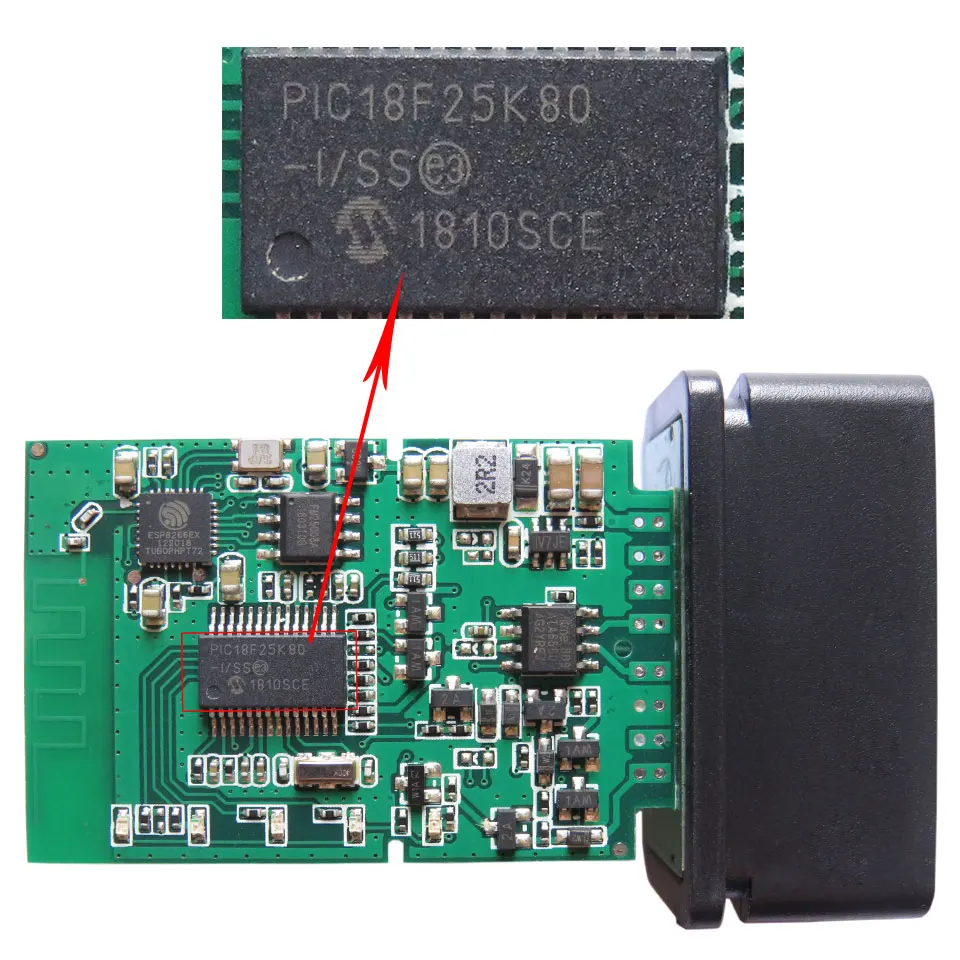 Scanner OBD2 ELM327 WiFi V1.5 PIC18F25K80 - Imagem 2