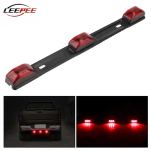 barra led 12v vermelha 9 leds