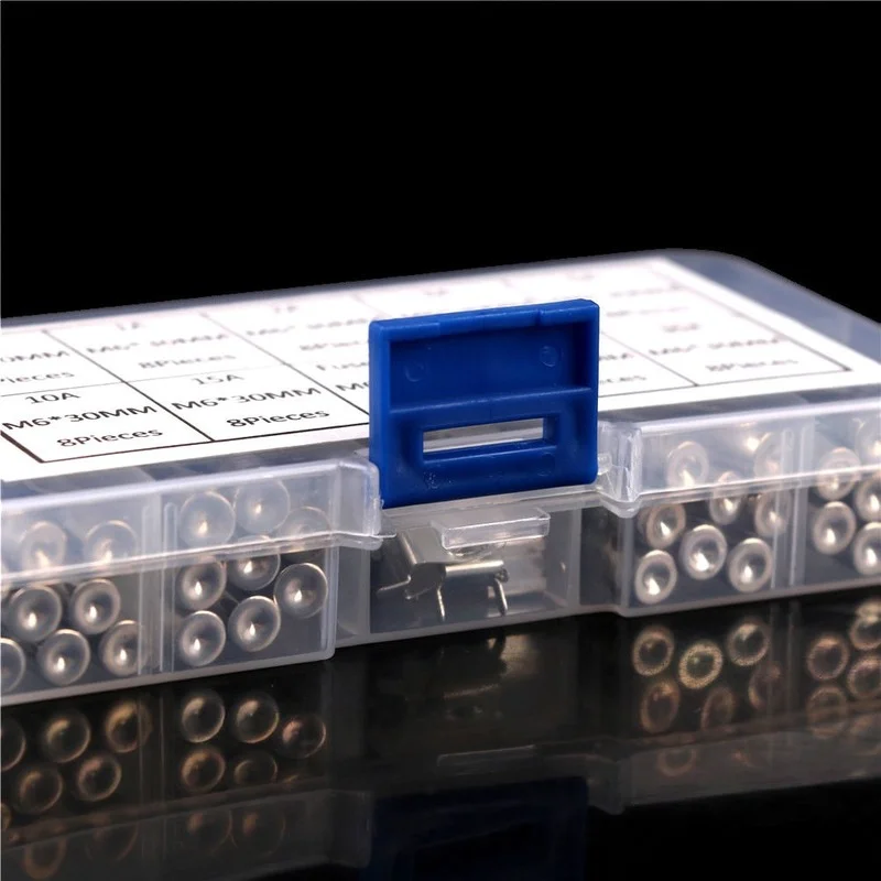 Kit 60 Fusíveis de Vidro 6x30mm 5A a 35A com 6 Porta-Fusíveis - Imagem 5