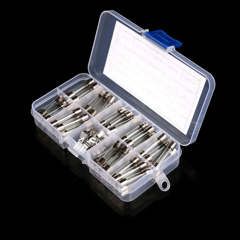 Kit 60 Fusíveis de Vidro 6x30mm 5A a 35A com 6 Porta-Fusíveis - Imagem 4