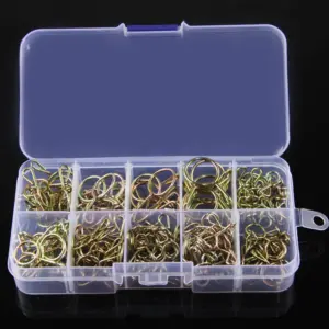 kit 126 abraçadeiras mola zincadas