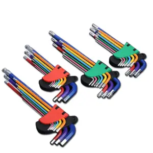 kit chave allen hexagonal braço longo