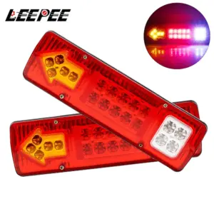 lanterna traseira led 19 leds 12v 24v