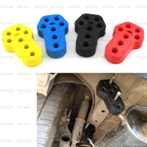suporte de borracha escapamento automotivo 7 furos