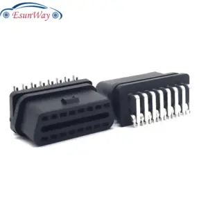 conector adaptador obd2 16 pinos 90 graus