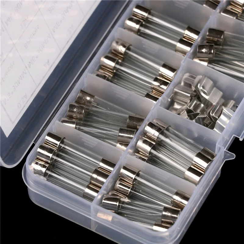 kit fusíveis de vidro 6x30mm