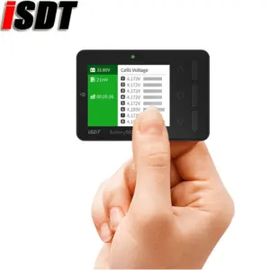 verificador de bateria inteligente isdt battgo bg-8s
