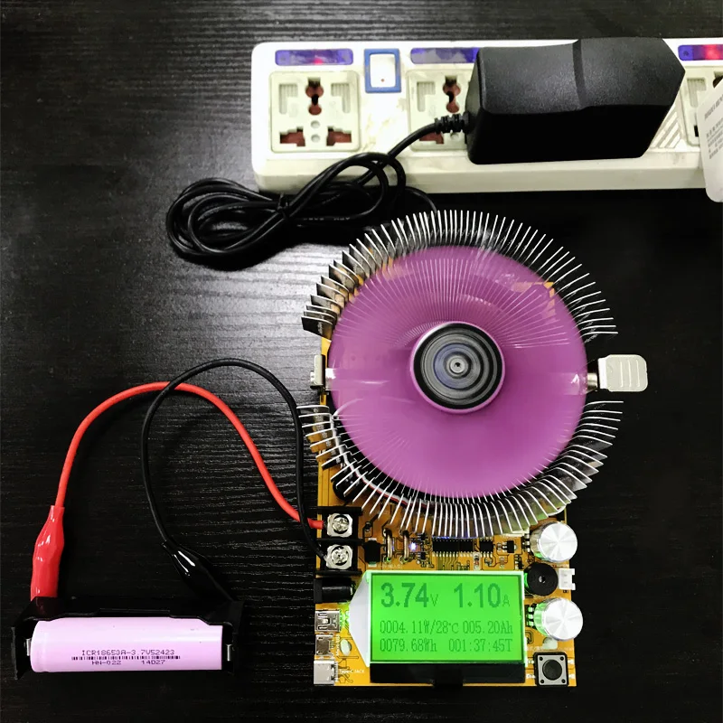 Testador de carga eletrônica USB 150W 20A 200V - Imagem 3