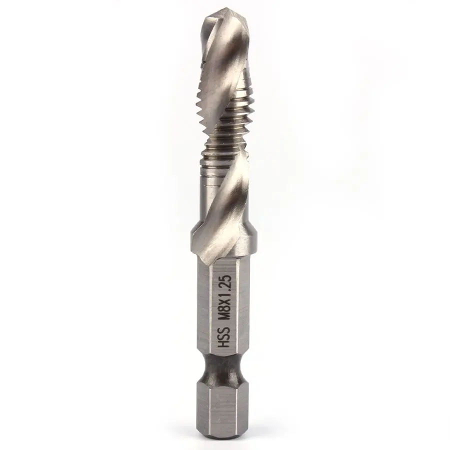 Jogo Brocas Macho HSS M3-M10 Sextavado 1/4" para Metal Macio - Imagem 6