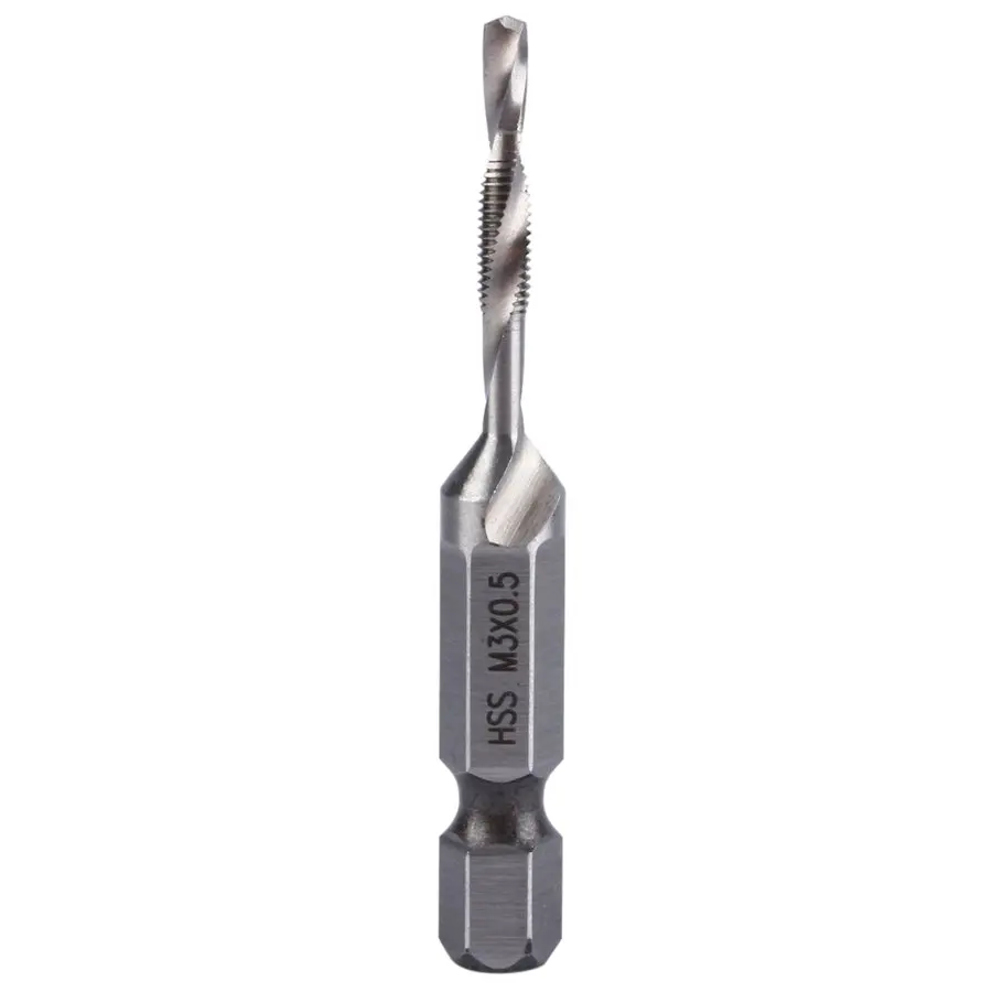 Jogo Brocas Macho HSS M3-M10 Sextavado 1/4" para Metal Macio - Imagem 3