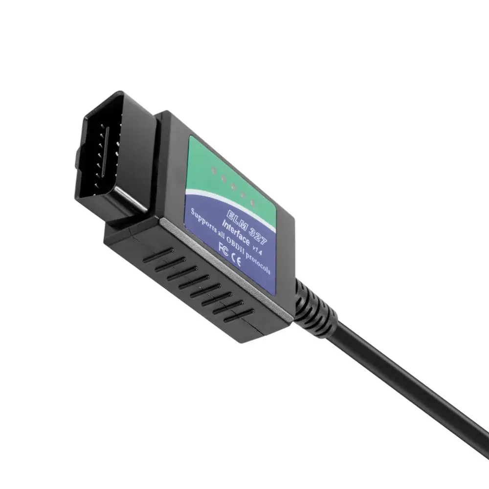 Cabo diagnóstico USB ELM327 v1.4 OBD2 chip FT232RL 25K80 - Imagem 2