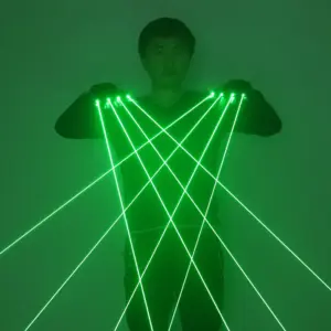luvas a laser verde