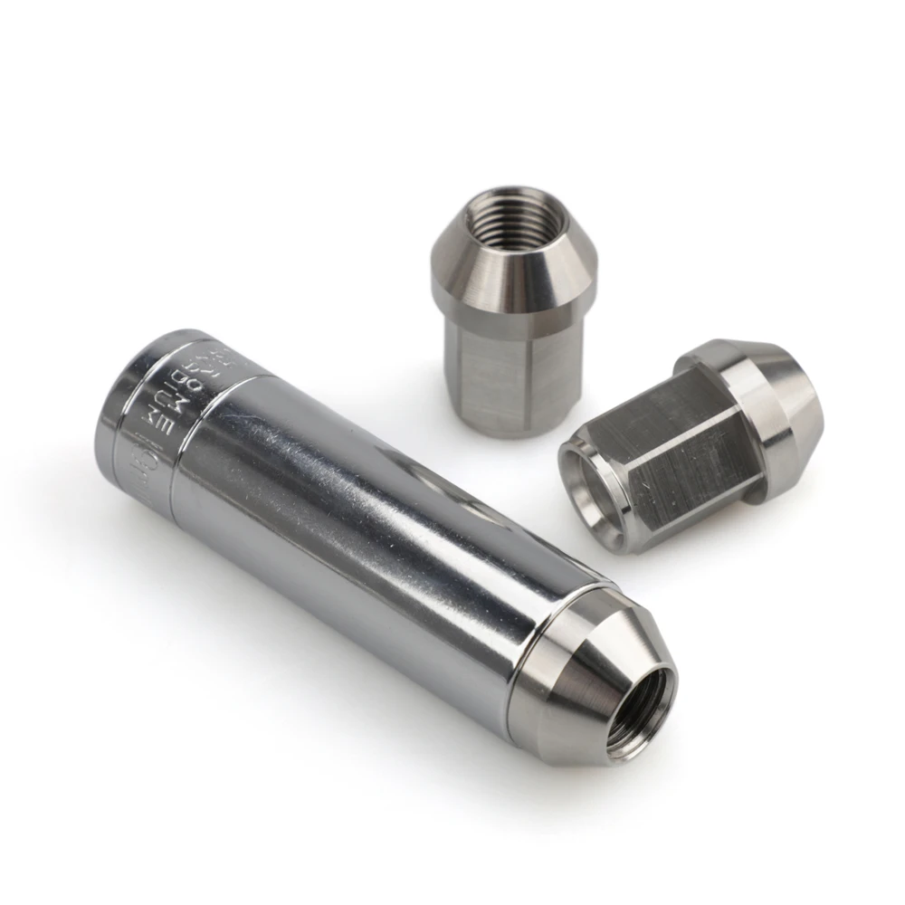 Kit 20 Porcas de Roda M12x1.5 ou M14x1.5 Aço Inox Hex 19mm 35mm - Imagem 6