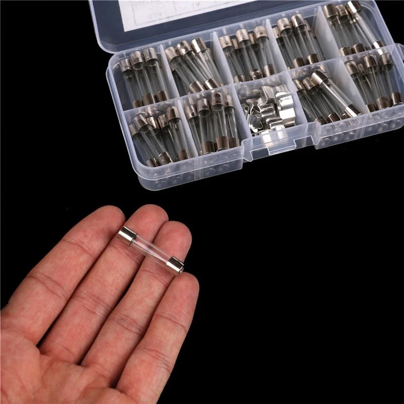 Kit 60 Fusíveis de Vidro 6x30mm 5A a 35A com 6 Porta-Fusíveis - Imagem 3