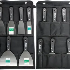 kit espatulas massa drywall 7 pecas