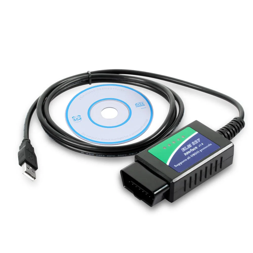 Cabo diagnóstico USB ELM327 v1.4 OBD2 chip FT232RL 25K80 - Imagem 4
