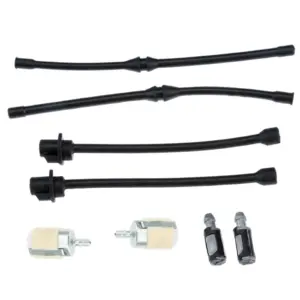 kit 8 peças filtro óleo motosserra 4500 5200 5800