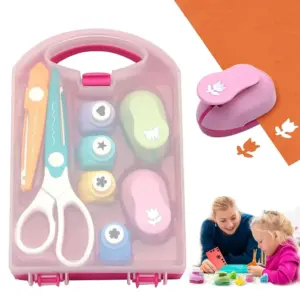 conjunto furadores criativos scrapbooking