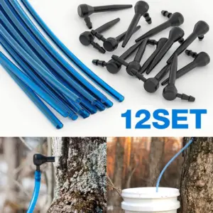 kit coleta de seiva árvores 6 peças