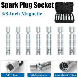chave soquete magnética vela ignição 14mm 16mm 18mm 21mm