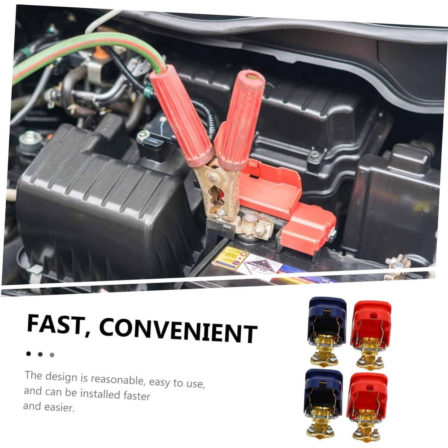 Conector Terminal Bateria Carro Liberação Rápida 12V 24V - Imagem 5