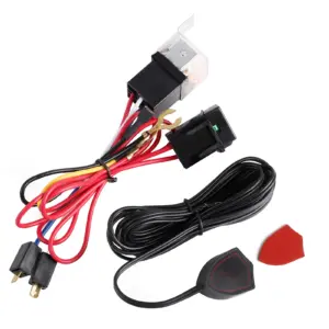 botão buzina 12v relé 40a