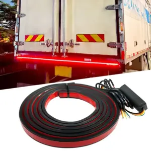 faixa led traseira caminhão 24v
