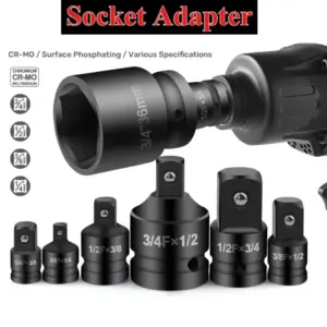 adaptador soquete impacto aço cromo molibdênio
