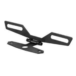 suporte placa moto dobrável lanterna