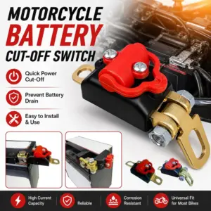 interruptor desconexão bateria 12v motocicleta