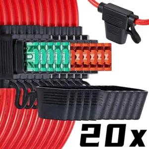 suporte de fusível mini lâmina 12v 30a