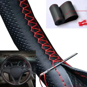 capa de volante couro microfibra 38cm