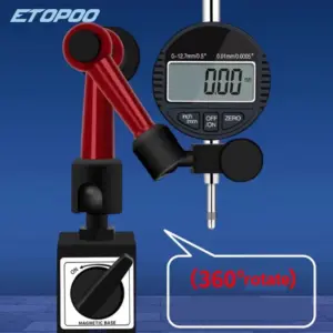indicador de discagem digital 0-12.7mm base magnética
