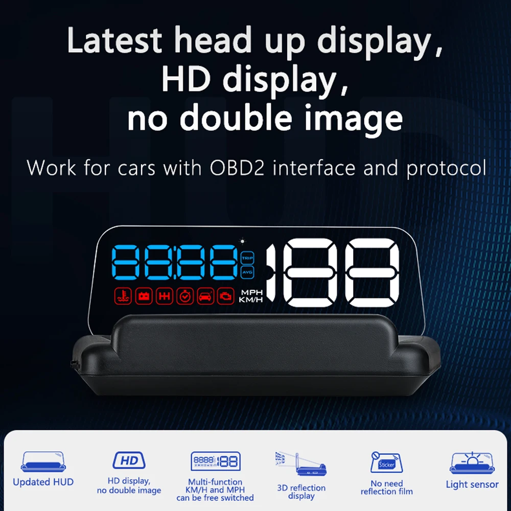 display digital obd2 hud