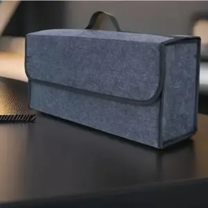 organizador porta-malas feltro antiderrapante