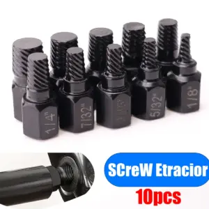 kit extrator de parafuso 10 peças