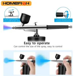 mini pistola de pintura airbrush com compressor