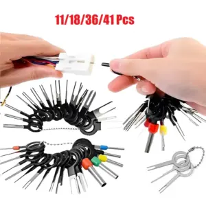 Kit Extrator de Terminais Automotivos para Conectores de Fio