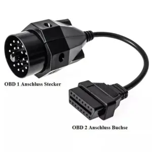 cabo adaptador obd2 20 pinos bmw