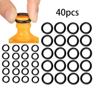 Kit 40 Anéis O-Ring Borracha para Engate Rápido Lavadora Alta Pressão