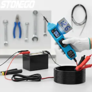 testador de circuito automotivo display lcd