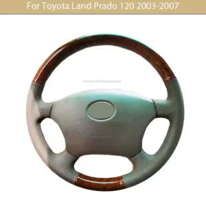 capa volante toyota land prado vermelha
