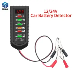 Testador de Bateria Automotiva 12V 24V com Display LED