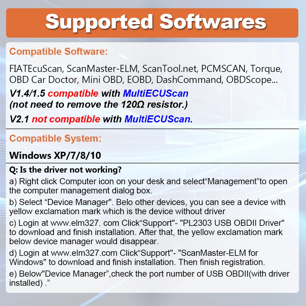 Scanner OBD2 USB ELM327 FTDI Ferramenta Diagnóstico Automotivo - Imagem 2
